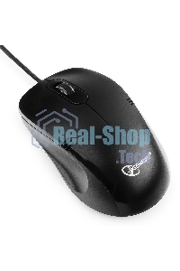 Мышь проводная Gembird MOP-110 черный, 1000 dpi, USB, кнопки - 3