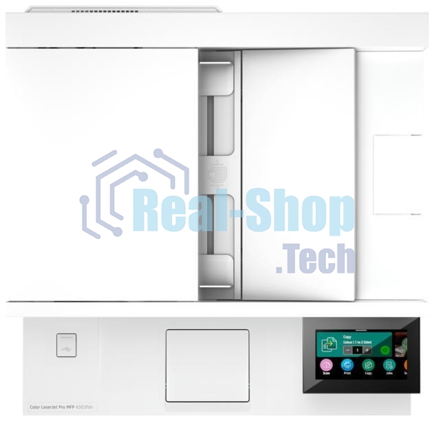 МФУ лазерное HP Color LaserJet Pro MFP 4303dw (5HH65A), A4, цветной, печ. 33 стр/мин., скан. до 44 изобр/мин. (ч/б) 35 изобр/мин. (цвет), 600x600 dpi (печать) 1200x1200 dpi (скан.), USB 2.0, Ethernet (RJ-45), Bluetooth