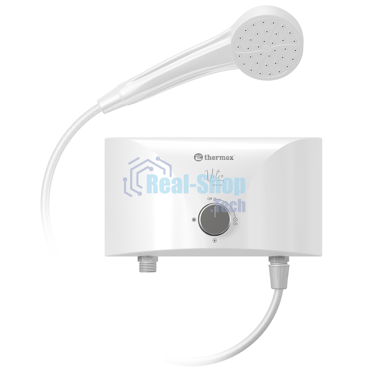 Электроводонагреватель проточный Thermex Vetro 6500 shower
