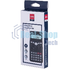 Калькулятор научный Deli E1705 черный 10+2-разр.