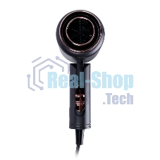 Фен Centek CT-2202 (серый) 1600Вт, 3 скорости, турмалиновая ионизация, антистатический эффект