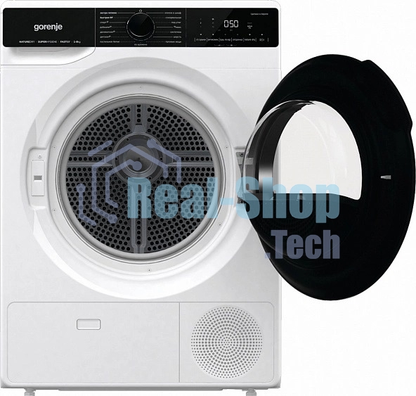 Сушильная машина Gorenje DPNA82WIFI/C белый, 8 кг, сушка - конденсационная, программ - 15, 60 x 85 x 65.3 см