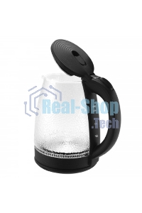Чайник электрический Vitek VT-7003 1.7 л, 2200 Вт, стекло, черный