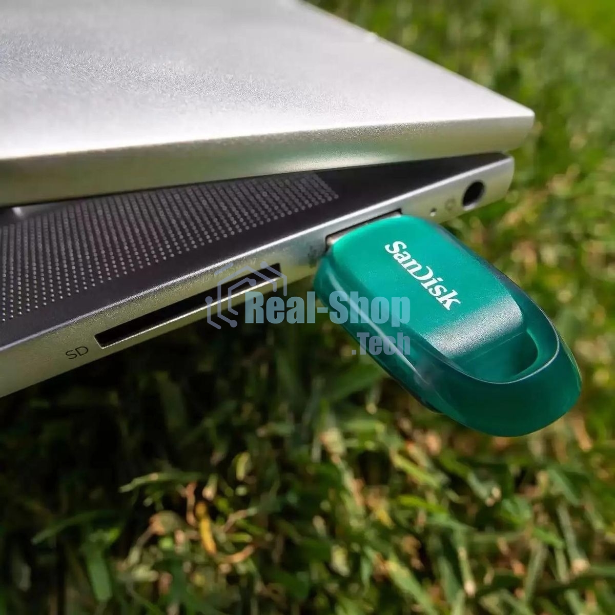 Флешка USB 256 Gb SanDisk CZ96 Ultra Eco, USB 3.2 зеленый