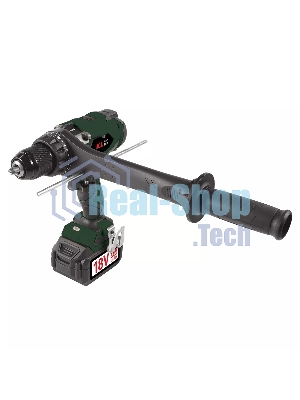 Профессиональный аккумуляторный бесщеточный ударный шуруповерт Klpro KLDM18BHX-20 (18В, Li-ion-2шт, 2.0А·ч, 150Нм, 2 скорости, подсветка, магнитная бита,З/У,в кейсе)