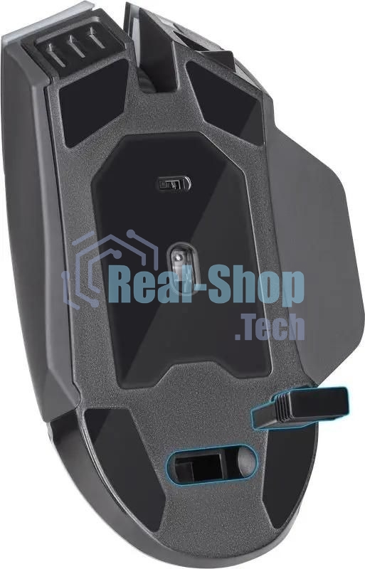 Мышь беспроводная Defender Oneshot GM-067 черный, 3200 dpi, радиоканал, USB, кнопки - 7