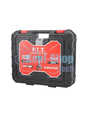 Гайковерт P.I.T. IMPACT аккум. бесщеточный PIW20H-600A/2 (20В, 600Нм, 1/2