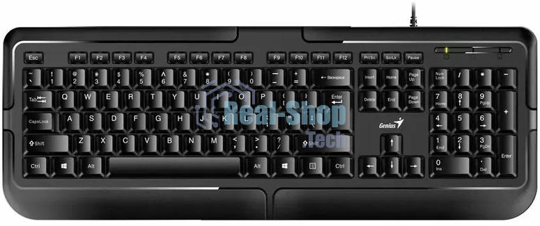 Клавиатура проводная Genius keyboard KB-118 II,RU,USB, черный