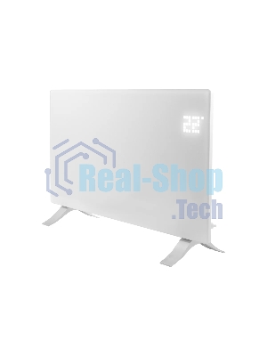 Конвектор Denzel OptiPrime-2000 белый, 2000 Вт, 25 м2, термостат, дисплей, WiFi