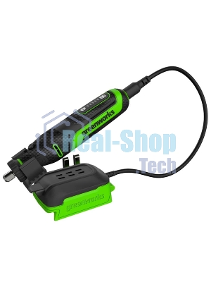 Прямошлифовальная машина (гравер) аккумуляторный GreenWorks G24RT, 24V, бесщеточный, с принадлежностями 52 шт., без АКБ и ЗУ (3200807)