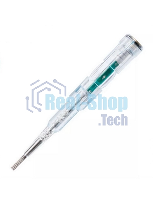 Индикаторная отвертка-тестер напряжения светодиодная Deli DL8004 12-250 В