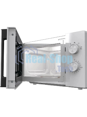 Микроволновая печь Gorenje MO20E1WH белый, 20 л, 800 Вт, переключатели - поворотный механизм