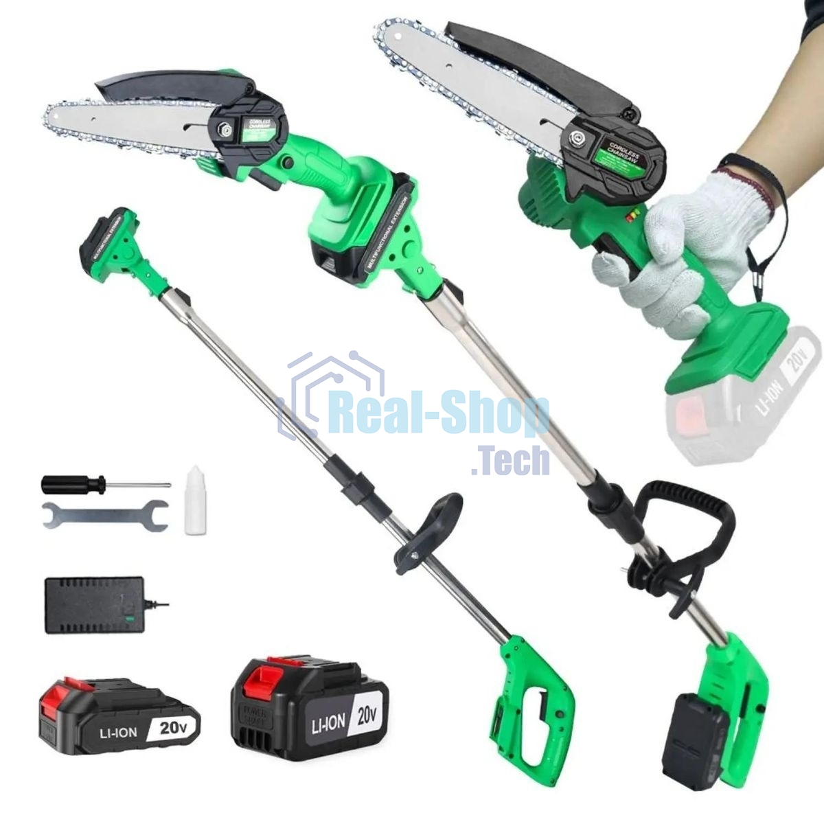 Электрическая цепная пила Zitrek GreenSaw 20 Plus дл.шины:6