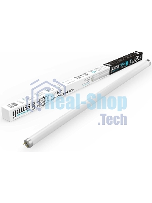 Лампа светодиодная Gauss Elementary T8 10Вт 4000К G13 780лм 600мм стекло поворотная