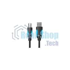 Кабель Vention USB 2.0 AM/BM - 3 м. черный VAS-A16-B300