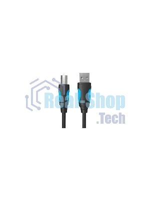Кабель Vention USB 2.0 AM/BM - 3 м. черный VAS-A16-B300