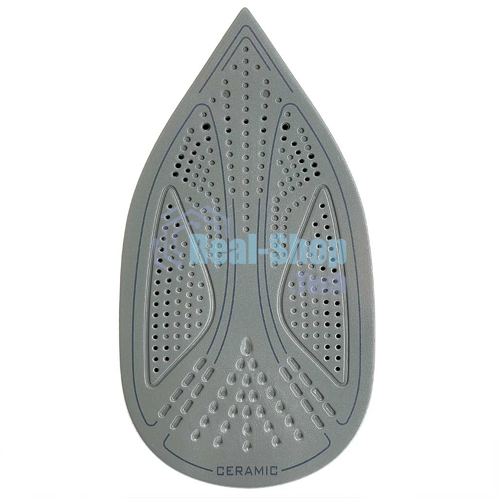 Утюг DELTA LUX DE-3000 черный с бирюзовым