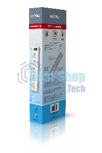 Сетевой фильтр Smartbuy (SBSP-50-W) - 5 роз х 5 м - белый