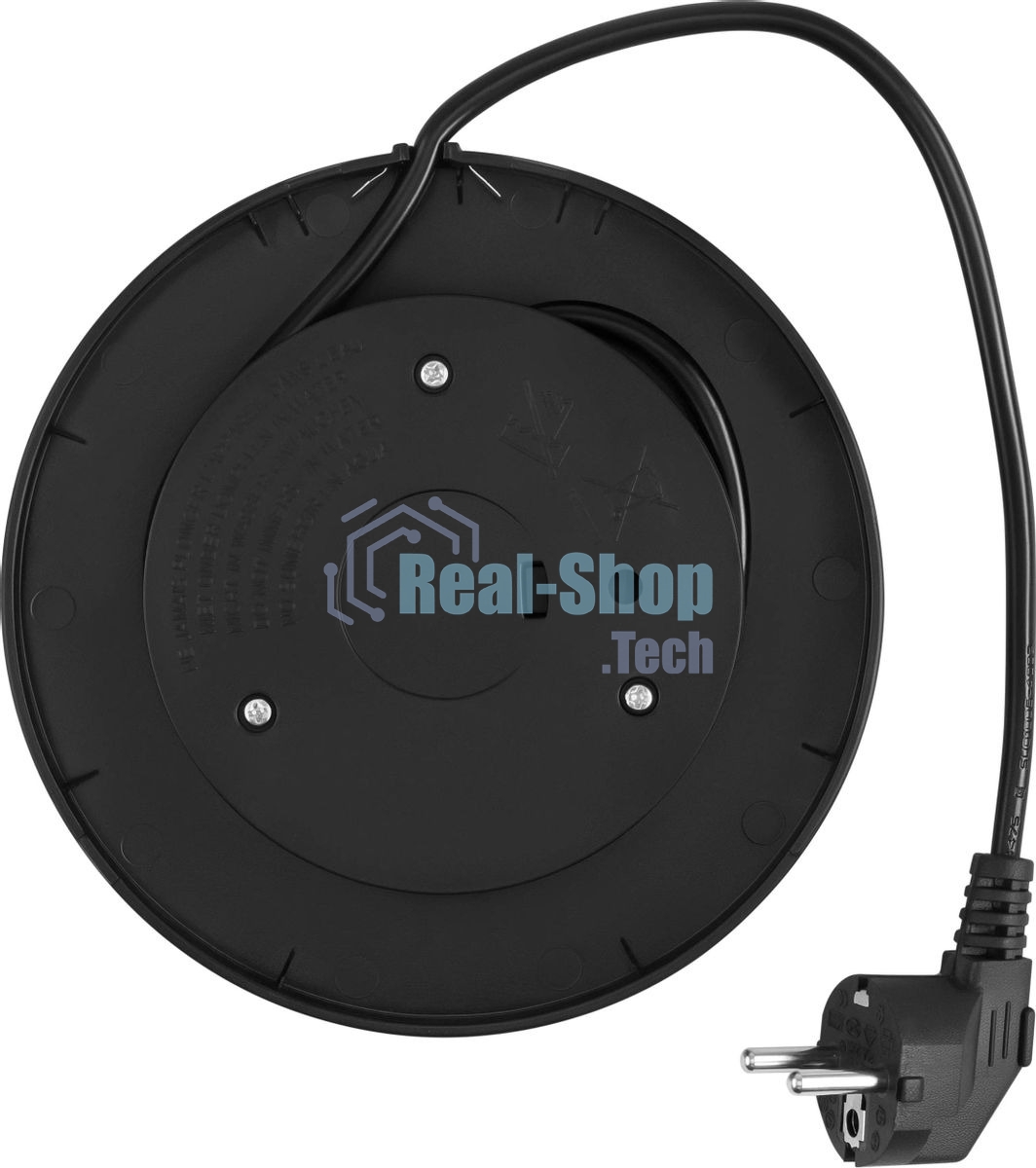 Чайник электрический Starwind SKG2112 2 л, 1800 Вт, черный/прозрачный корпус: стекло