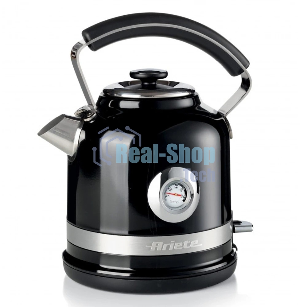 Чайник электрический Ariete Moderna 2854/02 черный 2000 Вт, 1.7 л