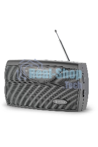 Радиоприемник Vitek VT-3591 (GY) LED индикатор Телескопическая антенна Тип батареек	UM-1