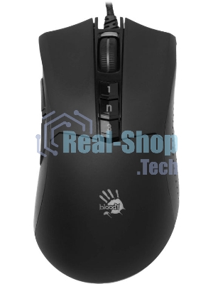 Мышь проводная A4Tech Bloody P90s черный, 8000 dpi, USB, кнопки - 8