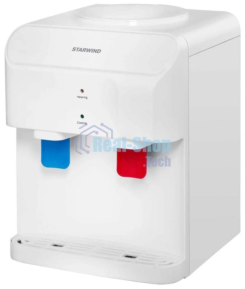Кулер для воды Starwind SW-2001EW, верхняя загрузка, нагрев 95 °С, охлаждение 10 °С, белый