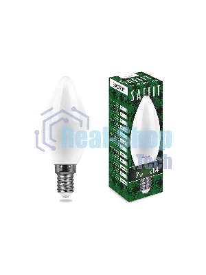 Лампа светодиодная SAFFIT SBC3707 (55031) 7Вт E14 белый матовая свеча