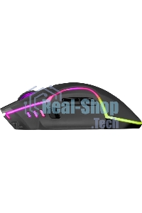 Мышь беспроводная Defender Oneshot GM-067 черный, 3200 dpi, радиоканал, USB, кнопки - 7