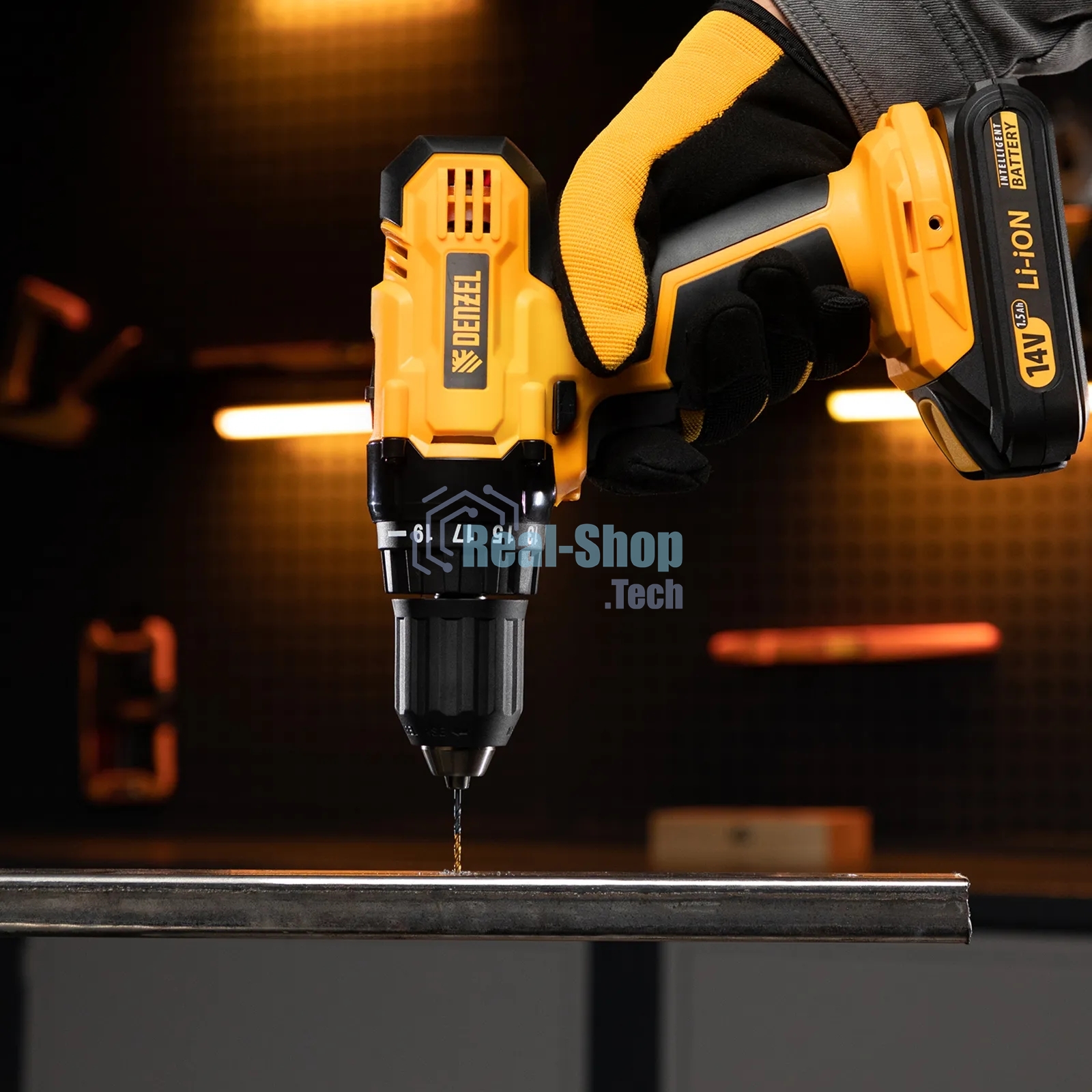 Сверло по металлу Denzel 2 мм, HSS-Tin, Golden Tip, 10 шт.