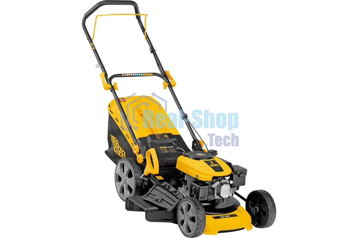Газонокосилка бензиновая Denzel GLD-460-K, 150 см3, 46 см, 50 л
