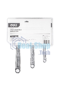 Набор разводных гаечных ключей Deli DL006A-3 3 шт 6