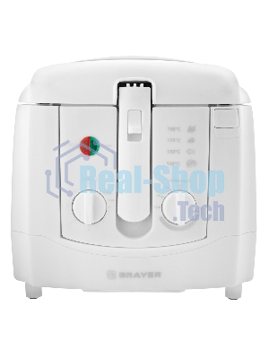 Фритюрница BRAYER BR2830 белый, 1800 Вт, 3 л, 0.6 кг, съёмная чаша