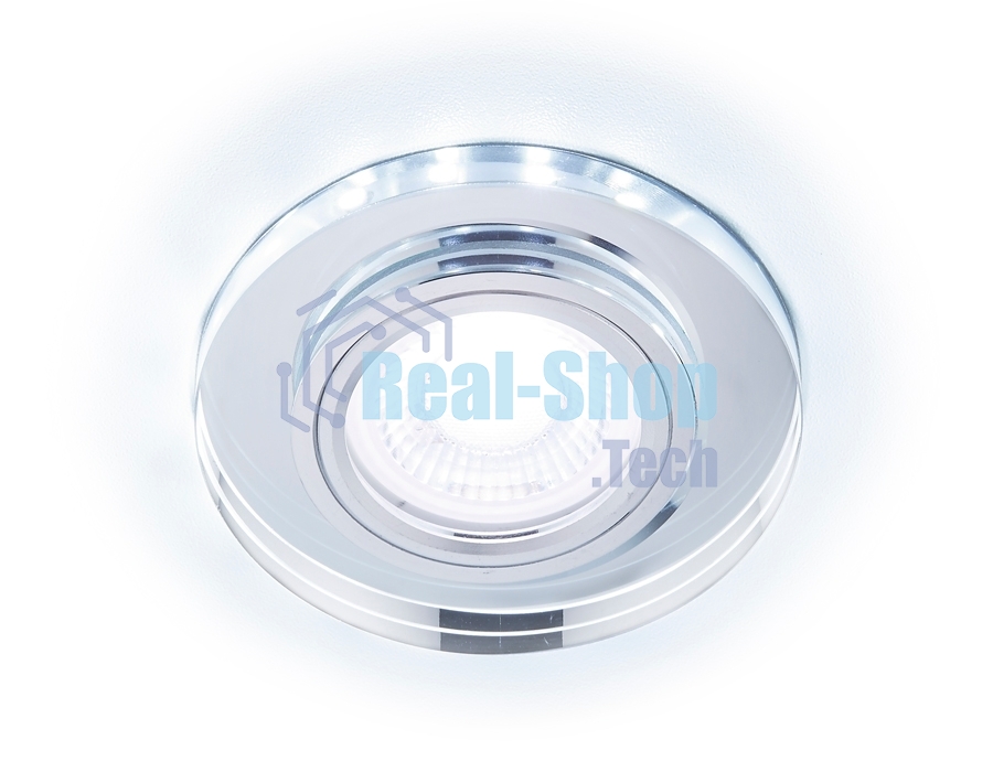 Корпус светильника S214 CL хром/прозрачный /MR16+3W(LED COLD)