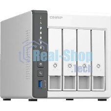 Сетевое хранилище NAS Qnap D4 (REV. C) 4-bay настольный Cortex-A55 RK3568B2