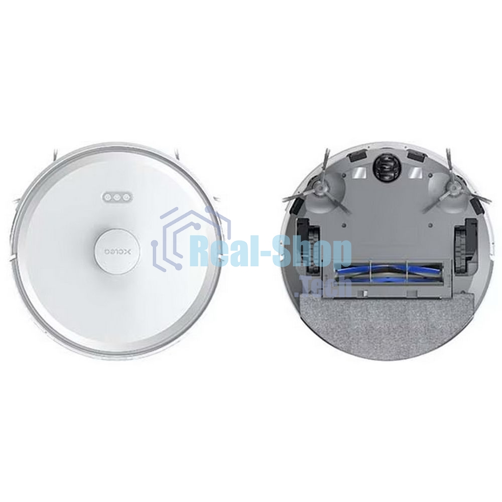 Робот-пылесос Roidmi Smart Robot Vacuum and Mop Cleaner H30Plus белый, 52 Вт, 5200 мА·ч, уборка сухая/влажная, пылесборник контейнер 0.25 л