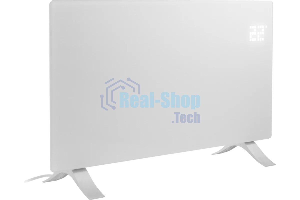 Конвектор Denzel OptiPrime-2000 белый, 2000 Вт, 25 м2, термостат, дисплей, WiFi