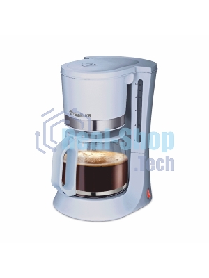 Кофеварка капельная Sakura SA-6117BL голубой, исп. кофе - молотый, 1.2 л, 700 Вт.