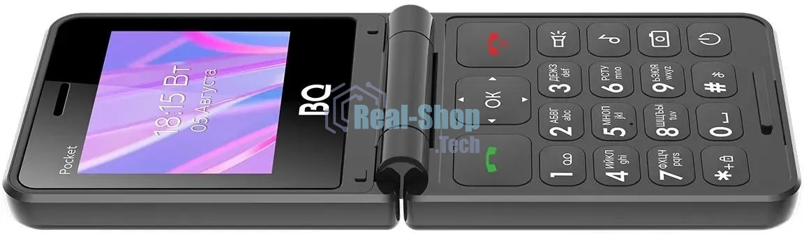 Мобильный телефон BQ 2456 Pocket черный