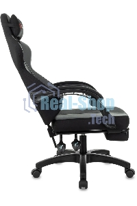 Кресло игровое Zombie Weaver черный/серый