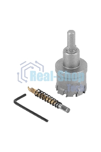 Коронка по металлу Denzel 724012 твердосплавная, 38 мм