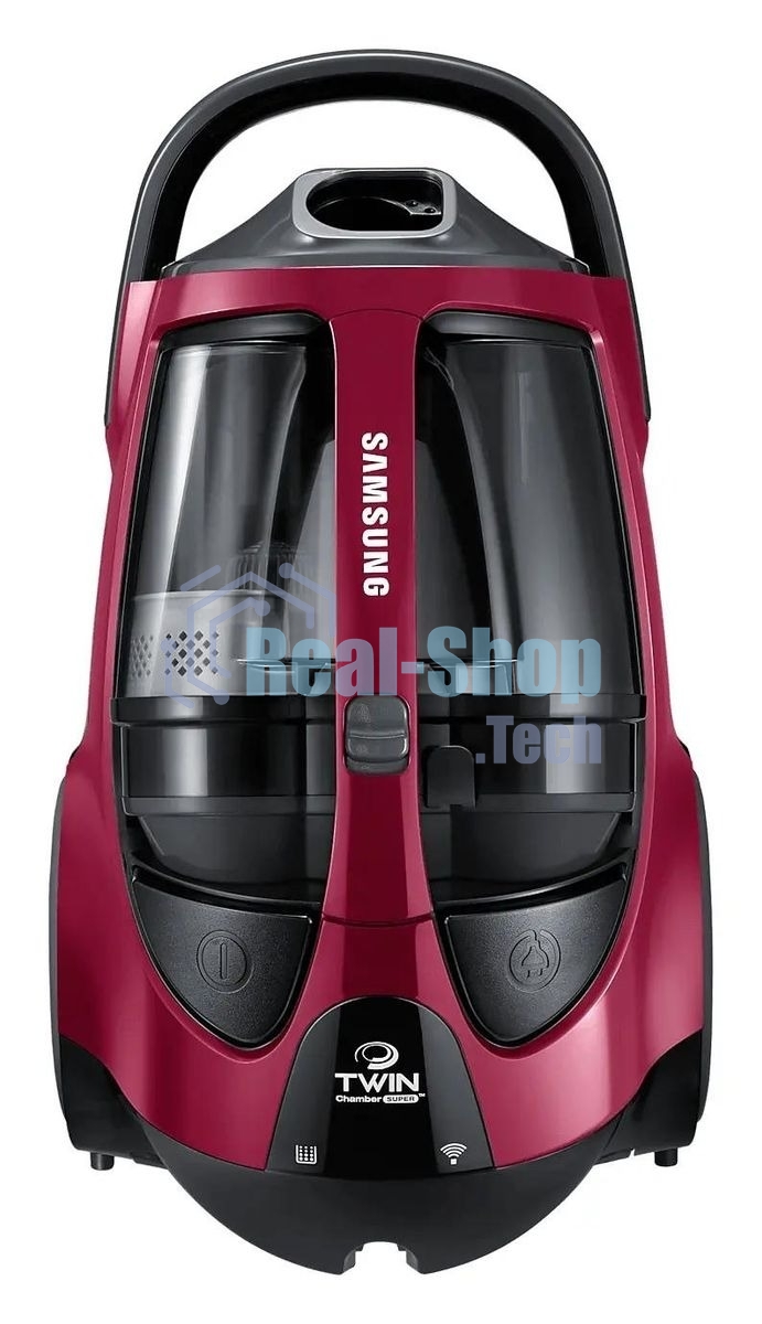 Пылесос Samsung VCC885FH3P красный/черный, 430/2200 Вт, уборка сухая, пылесборник контейнер 2 л