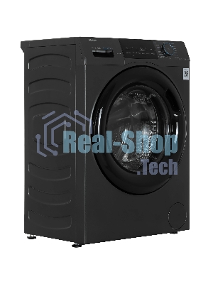 Стиральная машина Haier HW80-BP12929DE черный, загрузка фронтальная 8 кг, 1200 об/мин, класс A+++