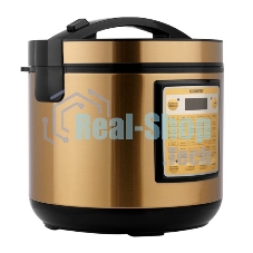 Мультиварка Centek CT-1495 Ceramic черный/золотистый, 5.0 л, 900 Вт, кнопки, 42 программы
