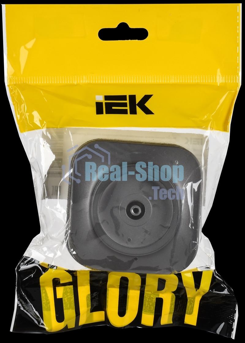 GLORY Розетка для открытой установки TV РТВ20-ХСм сталь матовый
