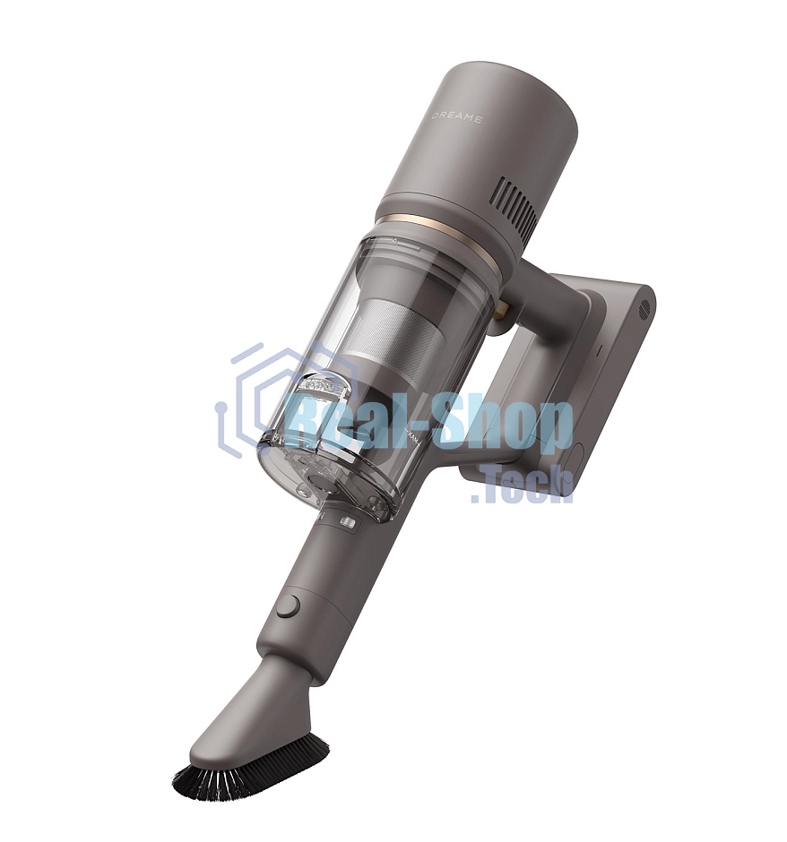 Пылесос вертикальный Dreame VPV17A Cordless Stick Vacuum Vortech Z10 Station серый, питание от аккумулятора, 150 Вт, уборка сухая, пылесборник 0.5 л, работа от АКБ max - 65 мин