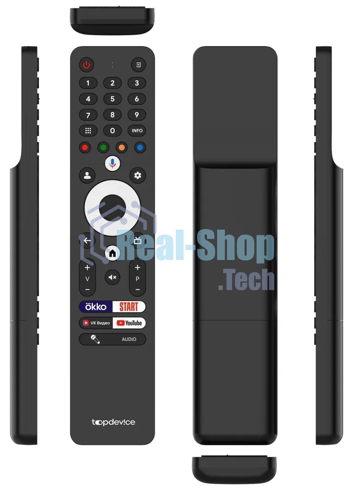 Телевизор Topdevice 50'' TDTV50DQ08U черный VA-QLED UHD 60Hz Smart 2/16Gb