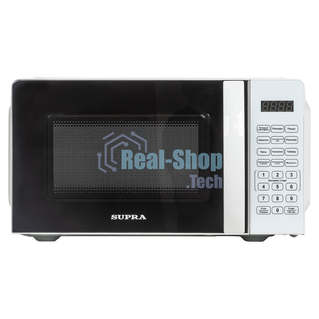 Микроволновая печь SUPRA 20SW25 белый, 20 л, 700 Вт, переключатели - сенсор