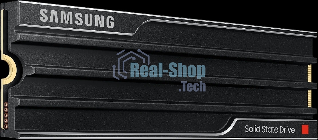 Накопитель SSD 1Tb Samsung 9100 PRO, M.2, PCI-E 5.0 x4, TLC 3D NAND R/W - 14800/13400 Mb/s с радиатором