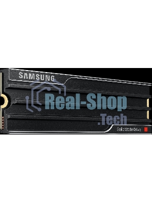 Накопитель SSD 1Tb Samsung 9100 PRO, M.2, PCI-E 5.0 x4, TLC 3D NAND R/W - 14800/13400 Mb/s с радиатором